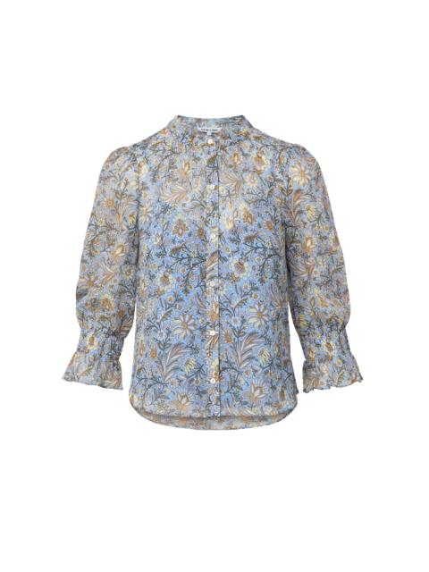 VERONICA BEARD ASHLYNN FLORAL BLOUSE