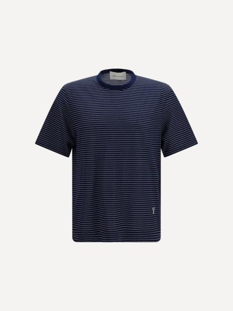 AMI Paris Striped cotton T-shirt
