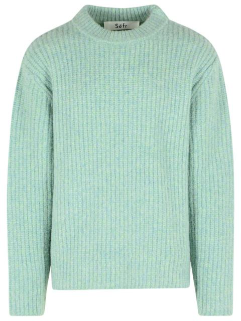 Séfr Sefr Darko' Sweater In Green Wool And Alpaca Blend Men