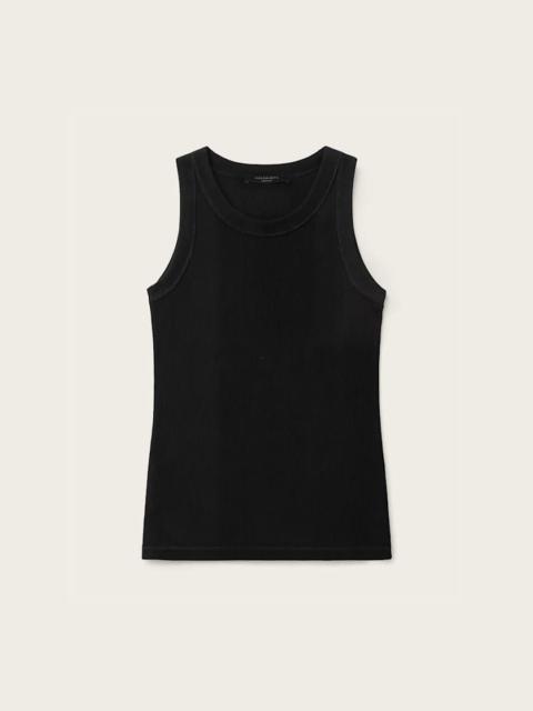 ALLSAINTS RINA CREW NECK SLEEVELESS TANK TOP