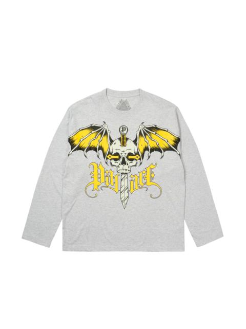 PALACE WINGSPAN LONGSLEEVE GREY MARL