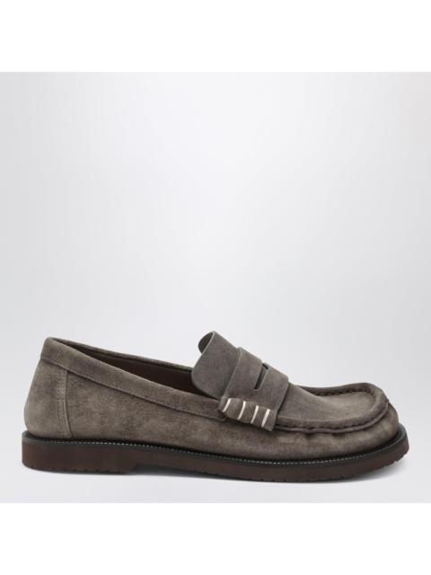 Other Designers Jw Anderson Taupe Suede Loafers Men
