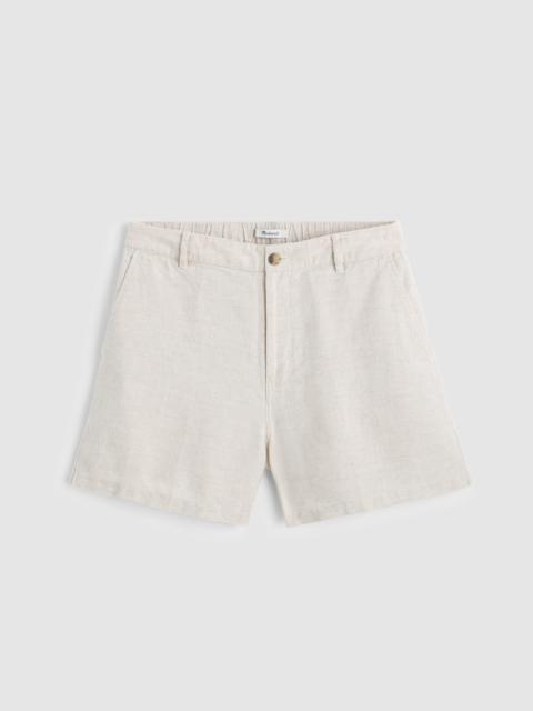 Madewell The Zoe Short in 100% Linen