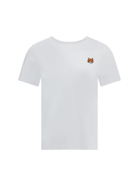 Maison Kitsuné Maison Kitsuné Fox Head Regular T-shirt White