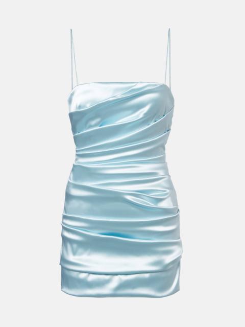 Dolce & Gabbana Draped satin minidress