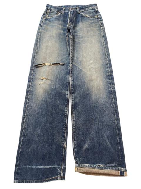 Other Designers Vintage Edwin 505x Selvedge Mud Faded Wash Baggy Jeans