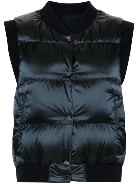 Other Designers Max Mara The Cube Women Quilted Down Vest