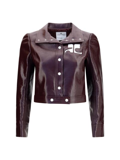 courrèges Courrèges Reedition Vinyl Jacket Burnt Red