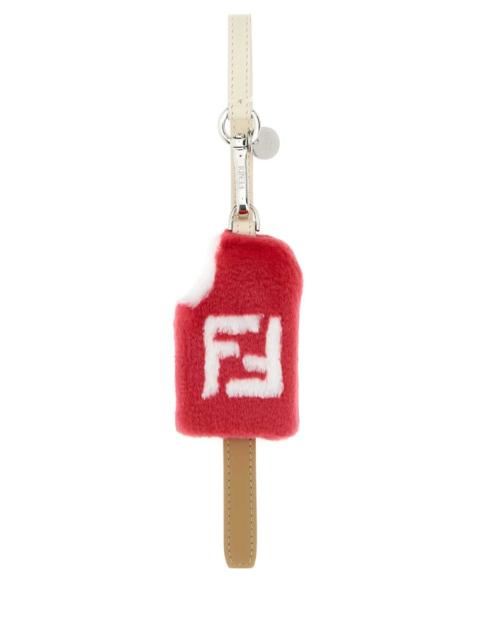 FENDI Fendi Men Multicolor Shearling And Fur Gelato Bag Charm