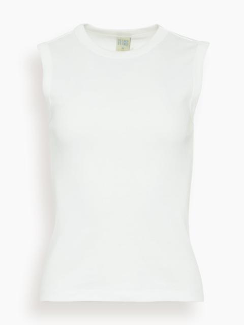 FLORE FLORE Esme Tank in White