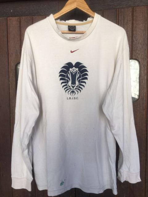 Nike nike LBJSC NBA Center Swooh large White T shirt