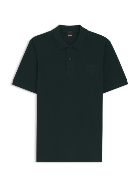 BOSS PALLAS POLO SHIRT IN COTTON PIQUÉ WITH EMBROIDERED LOGO