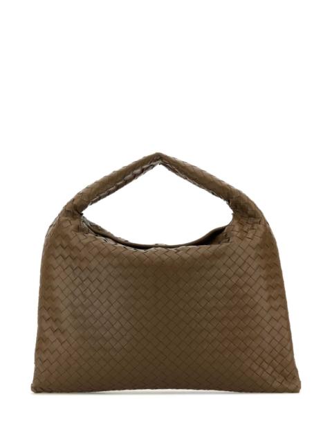 Bottega Veneta Bottega Veneta Women Brown Leather Hop Shoulder Bag