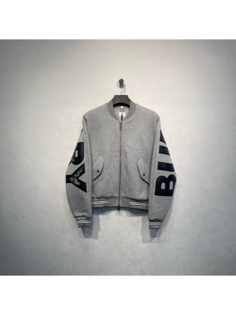 Burberry Burberry baseball jacket with large logo on the back