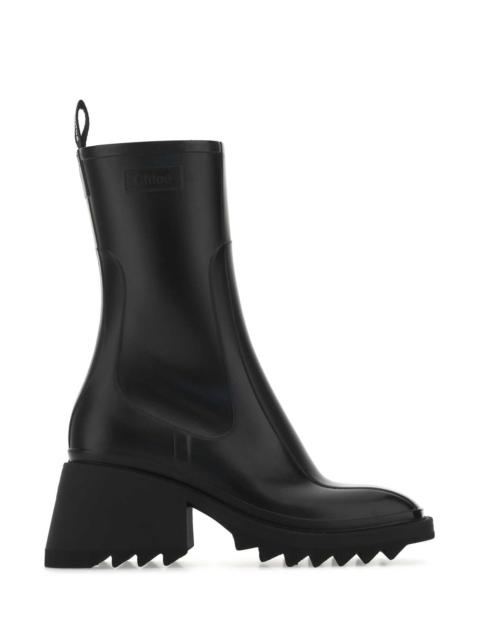 Chloé Chloe Women Black Rubber Ankle Boots