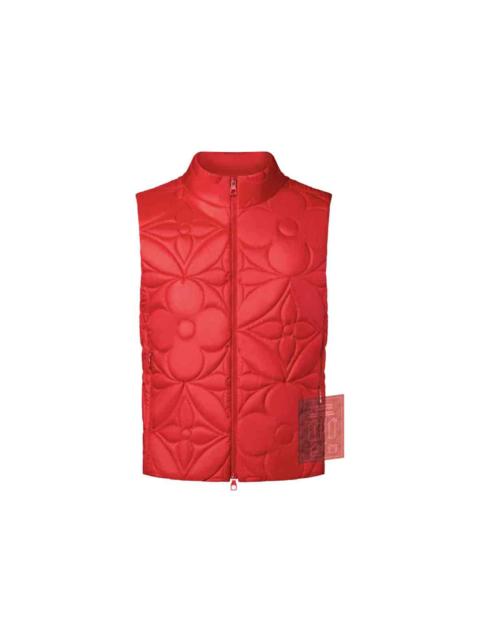 Louis Vuitton Louis Vuitton LVSE Padded Monogram Flower Gilet Rio Red