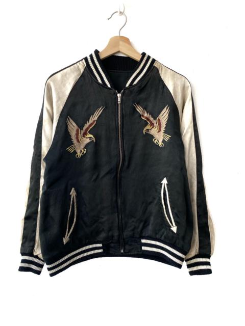 Other Designers Japanese Brand - Vintage Sukajan Japan Souvenir Embroidered Bomber Jacket