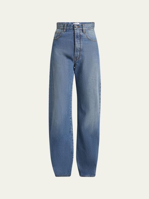 Alaïa Round High-Waist Jeans