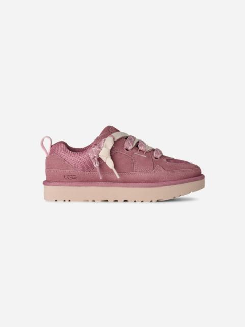 UGG ® Women's Lo Lowmel Suede/Textile/Recycled Materials Shoes in Horizon Pink