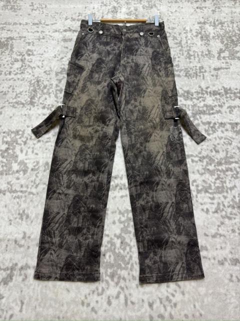 Hysteric Glamour Y2K Slash Number Smoked Bondage Cargo Pants Japanese Punk