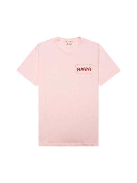 Marni Marni Patch T-Shirt 'Pink Gummy'