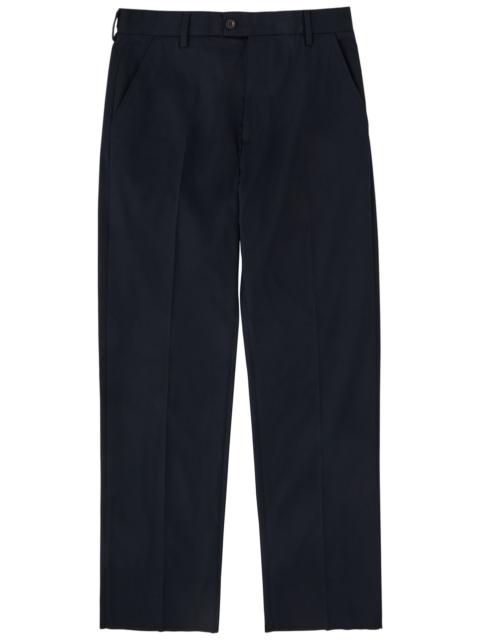 Alexander Mcqueen Straight-leg Cotton-poplin Chinos