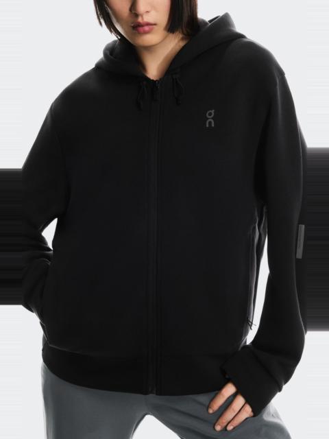 On On Focus Tech Zip Hoodie in Black at Nordstrom