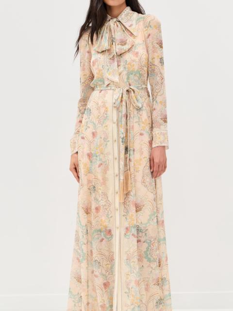 Zimmermann Rebellion Pussybow Shirt Dress