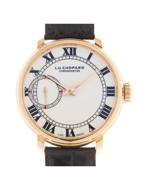 Chopard Chopard L.U.C 1963 White Porcelain Dial 18k Rose Gold Automatic Men's Watch