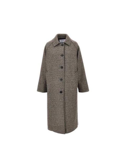 Harris Wharf London Harris Wharf London Cashmere-blend Balmacaan Coat Brown