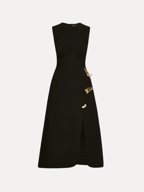 Oscar de la Renta BUTTERFLY-DETAILED DRESS