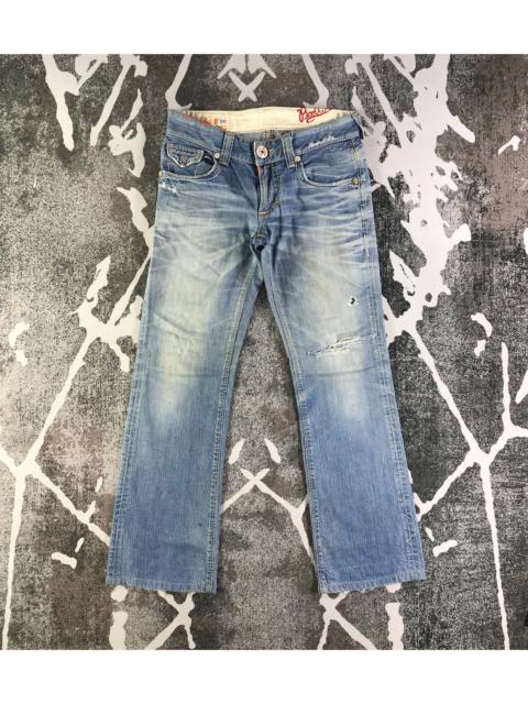 Other Designers Edwin - Vintage Edwin Blue Trip Jeans Distressed Denim KJ2269