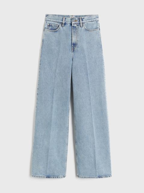TOTEME Wide leg denim cool blue