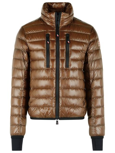 Moncler Grenoble Moncler Grenoble 'Hers' Foldable Insulated Ski Jacket In Brown Polyamide Men