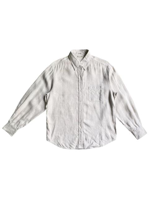 Hermès Hermes By Margiela Drawing Print Linen Shirt