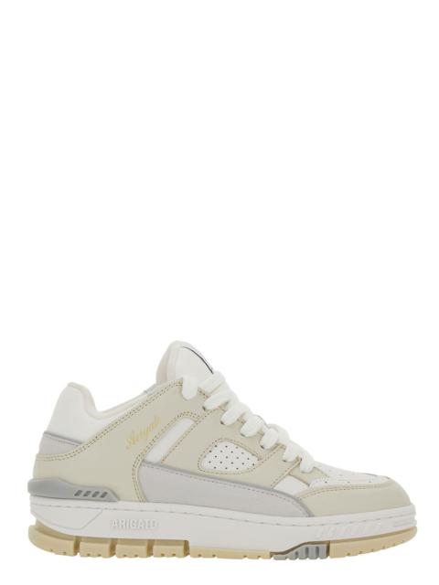 Axel Arigato Axel Arigato Women 'Area Lo' White And Beige Sneakers With Logo Detail In Leather Blend Woman