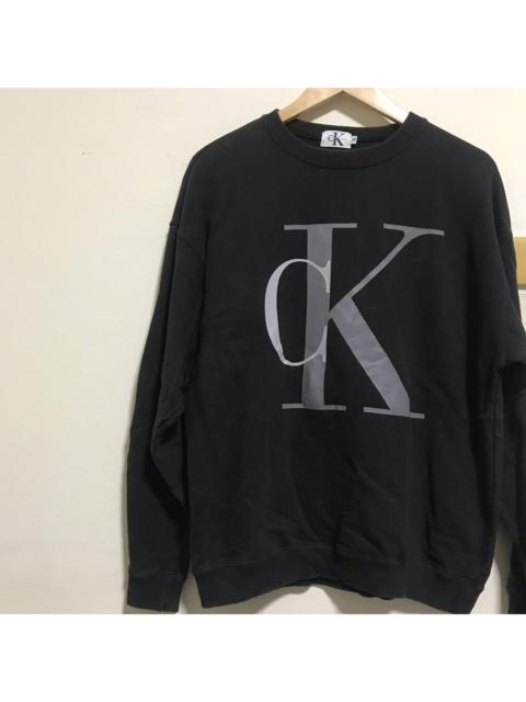 Vintage Calvin Klein sweatshirt big logo crewneck Size L