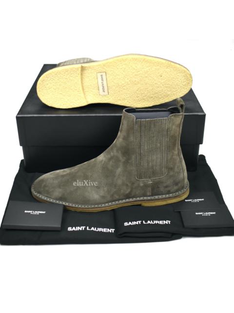 SAINT LAURENT Saint Laurent Bonze Suede Nino Chelsea Boots