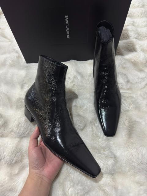 SAINT LAURENT Brand new Saint Laurent (SLP) "Rainer" ruched boots (runway model)