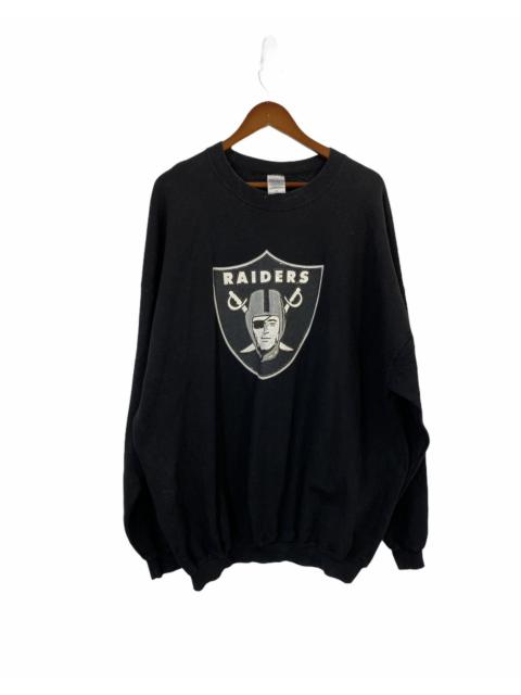 Other Designers Vintage - VTG Raiders NFL team Sweatshirt BigLogo Design Oversized