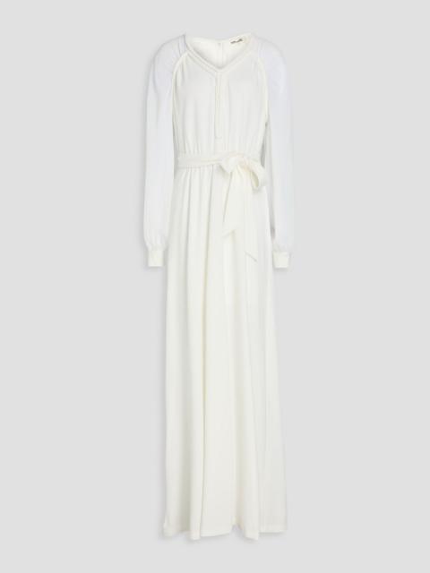 DIANE VON FURSTENBERG Karson belted jersey maxi dress