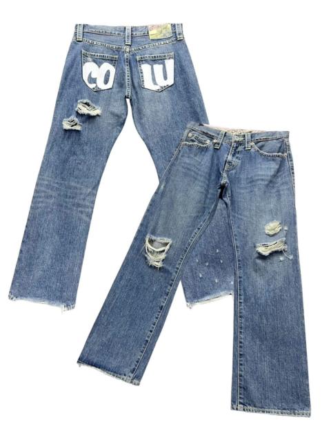 Hysteric Glamour 🔥FYE🔥90’s CO&LU Distressed Ripped Denim Hysteric Style