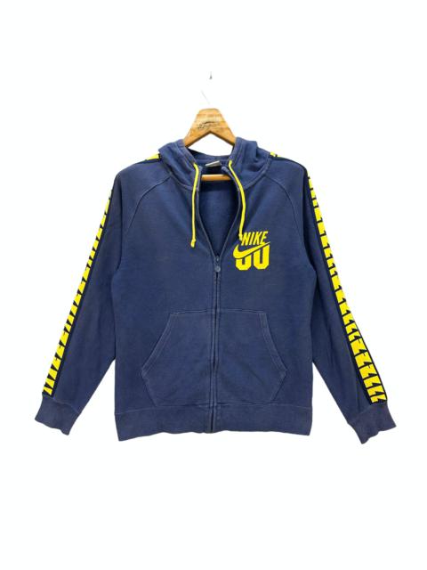 Nike NIKE YELLOW LINE LOGO ZIPPER HOODIES #8581-015