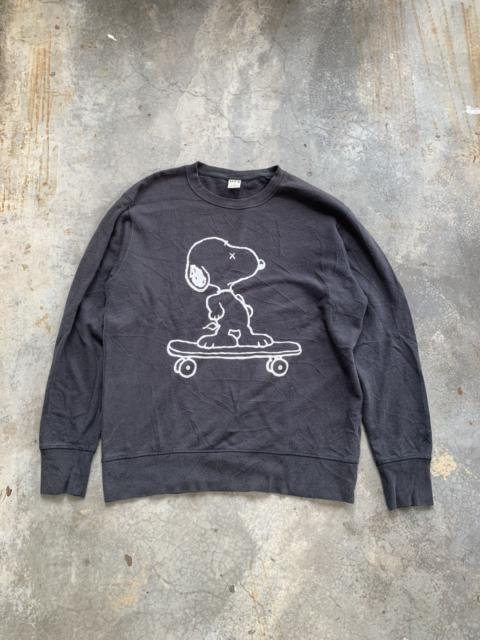 Other Designers Vintage Sun Faded Kaws Uniqlo Sweatshirt