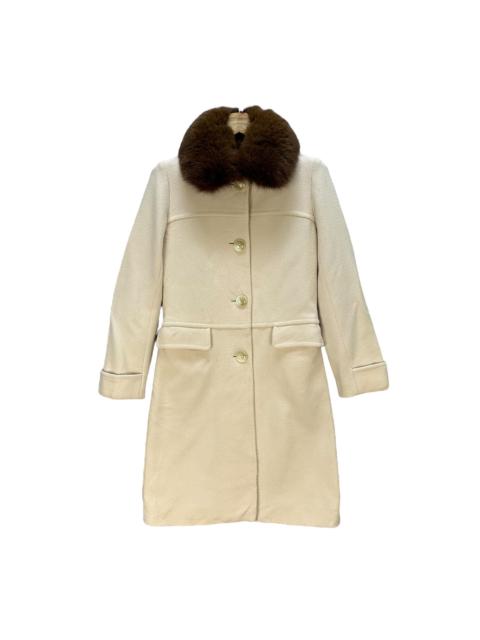 Other Designers Japanese Brand - IENA Fur Shawl Overcoat Long Coat #A68-1632