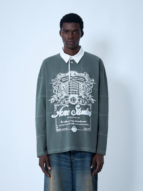 Acne Studios Logo Motif Polo Shirt