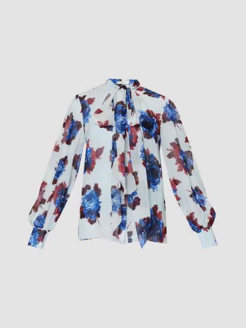 Erdem FRONT TIE BOW BLOUSE