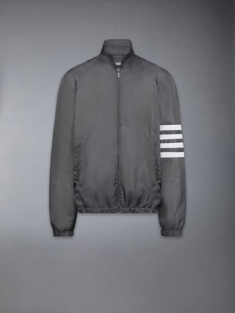 Thom Browne SHINY RIPSTOP RAGLAN 4-BAR TRACK JACKET