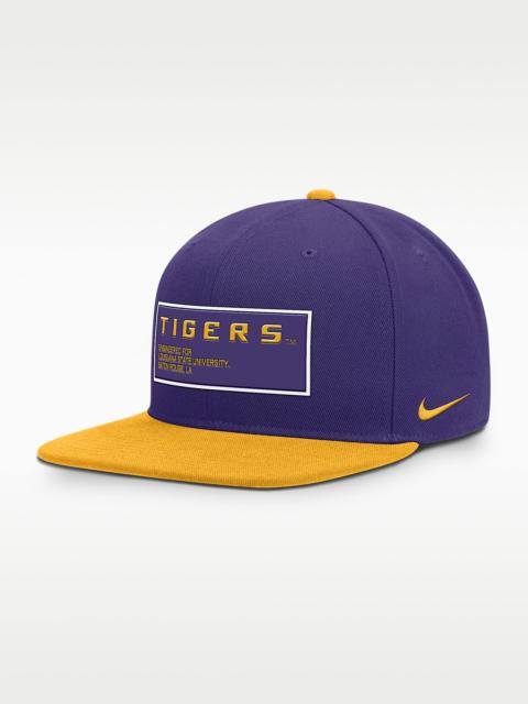 Nike LSU On-Field Pro Men's Nike Dri-FIT College Adjustable Hat