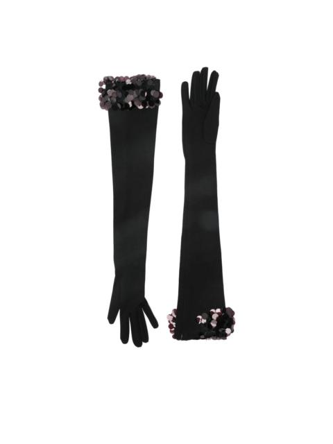 David Koma Gloves Black